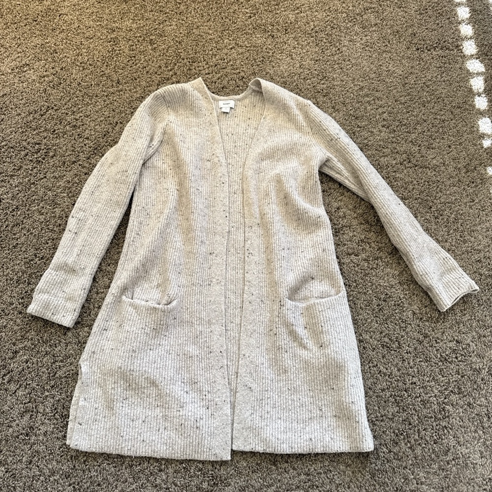 Old Navy Women's Light Gray Cardigan